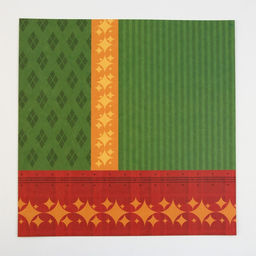 Бумага для скрапбукинга «Яркая геометрия», 12 листов, 30.5×30.5 см, 180 г/м²