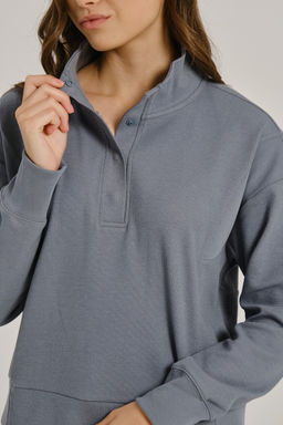 Свитшот Сине-зеленый