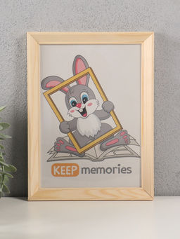 Цена за 2 шт. Фоторамка для фото 15×21 см Keep memories «Канон», белое дерево, (пластиковый экран)