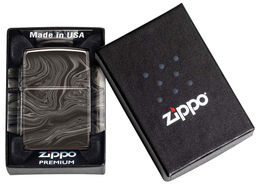 Зажигалка ZIPPO Мраморный узор | Marble Pattern 49812  фото 6