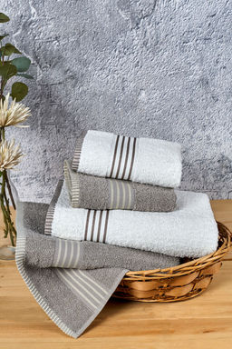 Trendyolmilla Home 2li Yuz Havlusu 50x80cm & 2li Banyo Havlusu 70x140cm TPHSS25HVL00015