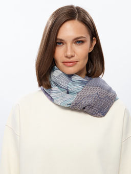 Палантин жен. каш+шерсть+тенс 85х195 SZ73-8273-11 - Eleganzza фото 4