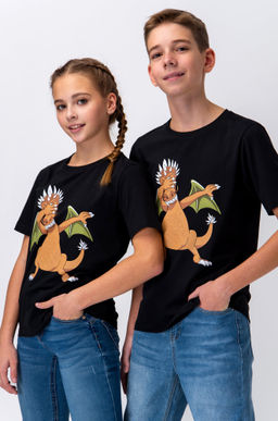 Детская футболка с принтом дракон Happy Fox  фото 8