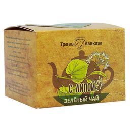 Зелёный чай с липой 50 гр.