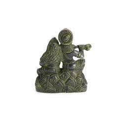 Радха Кришна даруют процветание, счастье и любовь бронза h-8см L-7cм 370г