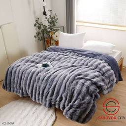 Плед шиншилла на кровать