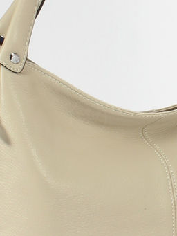 Сумка женская натуральная кожа GU 2033-3161, 1отд+карм/перег, 2плеч/рем, св. бежевый SALE 253555 - Adelia фото 4