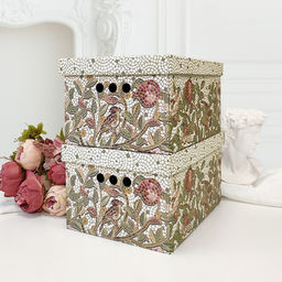 VAL OF-BC-4S Короба картонные, 25*33*18.5 см, набор 4 шт., OPUS ROMANO FLORA, шт