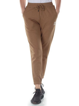 E752 DK. BEIGE Брюки спортивные утепленные женские (хлопок 95%, полиэстер 5%) - Фабричный китай фото 2