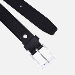 Ремень детский, ширина 2,5 см, винт, пряжка металл, цвет чёрный - Simaland фото 2