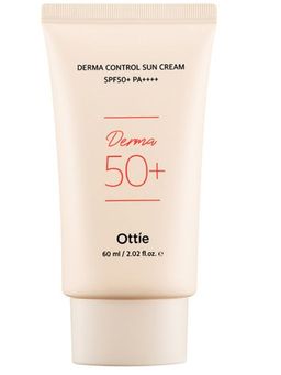 60мл Солнцезащитный крем для проблемной кожи Ottie Derma Control Sun Cream SPF50+PA++++ (60 мл)  фото 2