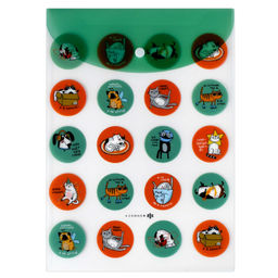 Папка для школьных тетрадей пластиковая Феникс+, арт. 72247/ 12 СМЕШНЫЕ ПИТОМЦЫ (полипропилен, формат А4, 24х33 см, 1 отделение (-я), кнопка, УФ-печать)