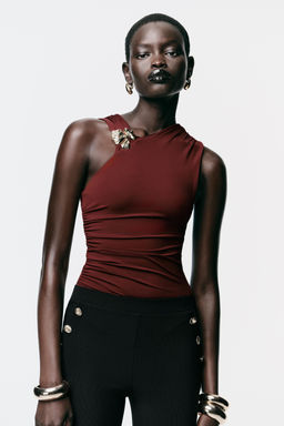 POLYAMIDE HARDWARE BODYSUIT - Zara фото 11
