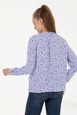 U. S. Polo Assn Женская синяя рубашка с длинным рукавом - U.s. polo assn фото 11