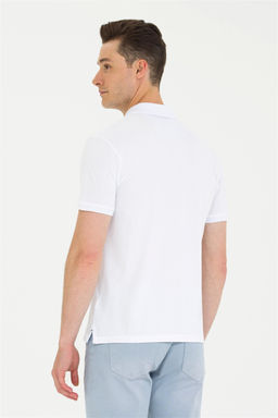U. S. Polo Assn Мужская белая базовая футболка с воротником-поло - U.s. polo assn фото 12