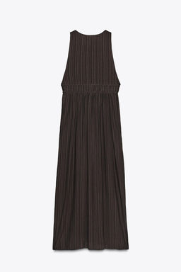 STRIPED LONG WAISTCOAT - Zara фото 7
