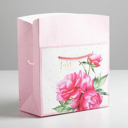 Цена за 2 шт. Пакет—коробка, подарочная упаковка, «Just for you», 23×18×11 см