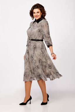 Платье Swallow 804 слоновая кость/принт ракушки - Romanovich style фото 8