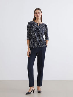 Beli Lastikli Diki? Detayl? Kad?n Pantolon