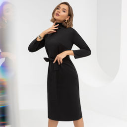 Платье Свободные взгляды (с поясом)