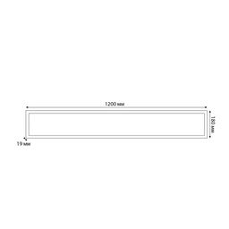 ULP-Q105 18120-45W/6500K WHITE M3 Светильник светодиодный потолочный универсальный. Дневной свет (6500K). Рассеиватель призма. Встроенный и/п. Корпус белый. ТМ Volpe