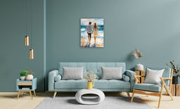 ФРЕЯ PNB/PL-343 Набор для раскрашивания по номерам 50 х 40 см В брызгах волн