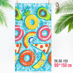 Вафельное полотенце Релакс 150*200/1 шт. - 150*200 Пляжные полотенца
