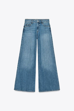 Z1975 PALAZZO MID-WAIST FULL LENGTH JEANS - Zara фото 2