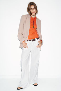 STRAIGHT BLAZER WITH SHOULDER PADS - Zara фото 10