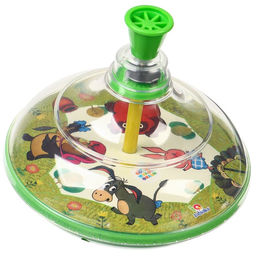 Юла прозрачная «Винни пух»