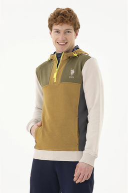 Мужской бежевый свитшот