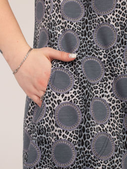 Платье женское кулирка "ВЛАДА" ЛЕО СЕРЫЙ