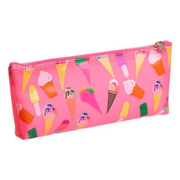 Пенал школьный на молнии «Сладости», МИКС