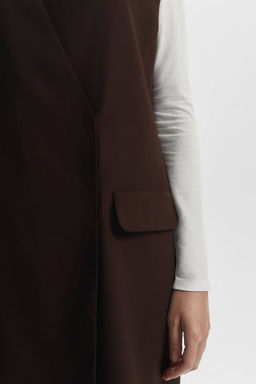 Платье-жилет с тонким поясом - Mollis фото 4