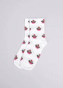 CLE Носки жен.Д5525 8 марта хл+эл белый - Clever wear фото 3