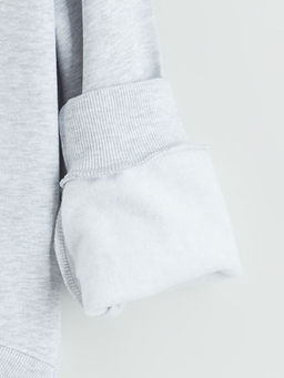 Kap??onlu K?z ?ocuk Kal?n Sweatshirt