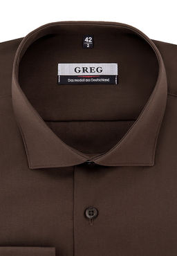 Сорочка мужская длинный рукав GREG 540/119/BR_V  фото 2