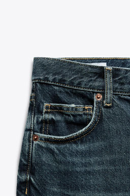 TRF HIGH-WAIST WIDE-LEG FULL-LENGTH JEANS - Zara фото 24