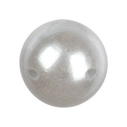 Бусина Zlatka пластик JJBH-02 12 мм 5 х 15 шт №01 Жемчужный  фото 3