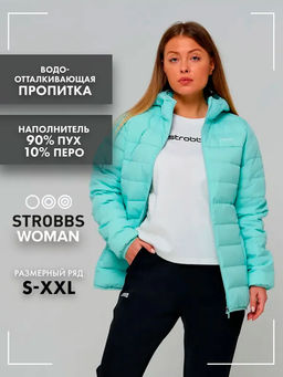 T3323-5 Пуховик стеганый женский