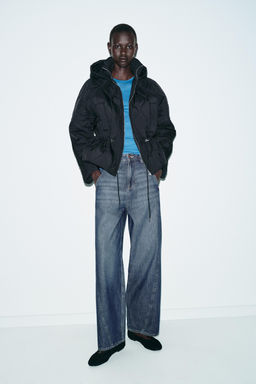 HOODED PUFFER JACKET