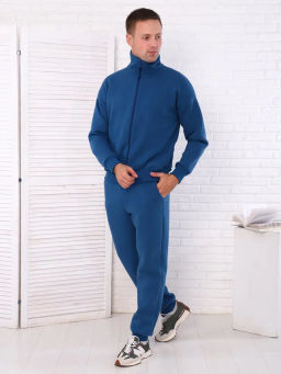 Роберт(индиго) костюм , 70% хлопок, 30% ПЭ