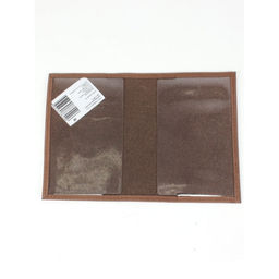 Обложка для паспорта Croco-П-400-1 натуральная кожа корица нубук (15) 265355 фото 2