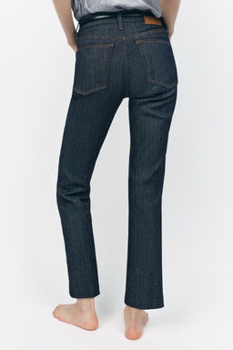 ZW COLLECTION HIGH-WAIST BOOTCUT CROPPED JEANS - Zara фото 9