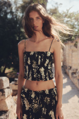 Maxifalda con ribete de volantes - H&m фото 3