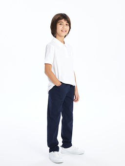 Beli Lastikli Slim Fit Erkek ?ocuk Pantolon - Waikiki фото 2