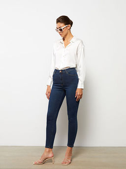 Mercury Skinny Fit D?z Cep Detayl? Kad?n Jean Pantolon