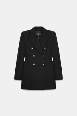 ZW COLLECTION DOUBLE-BREASTED BLAZER DRESS - Zara фото 5