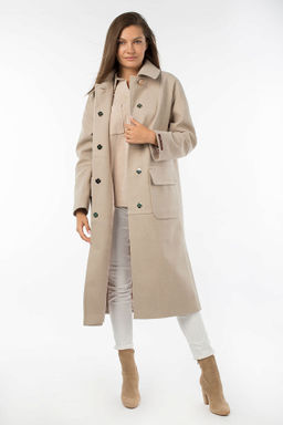 Пальто женское демисезонное (пояс) - El podio фото 2