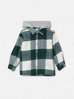 Kap??onlu Ekose Erkek ?ocuk Oduncu G?mlek